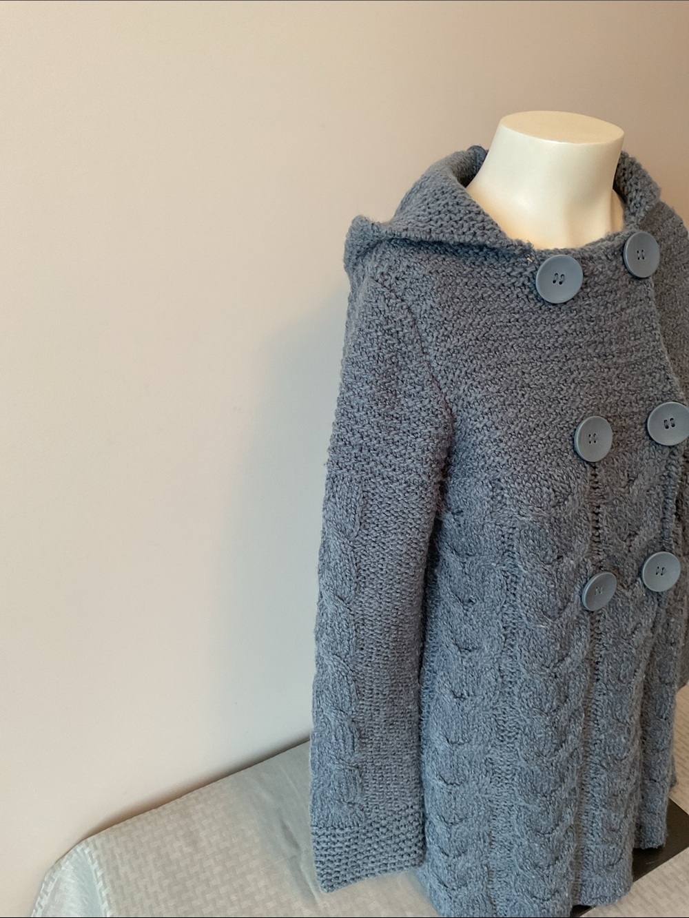 BCBGMaxAzria Hooded Double-Breasted Cardigan - Picture 3 of 8